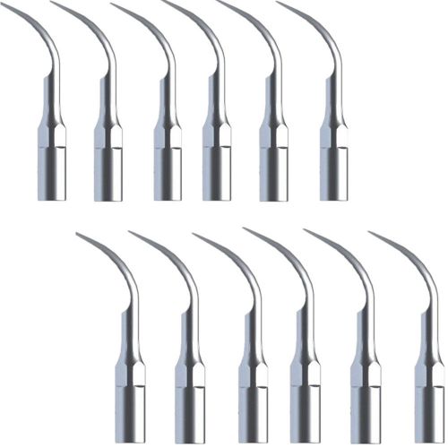 12 PCS DENTAL SCALER TIPS compatible EMS &amp; WOODPECKER G1