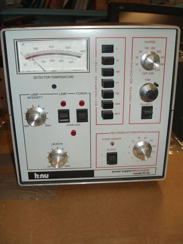 H.NU PL-52 power supply and electrometer detector