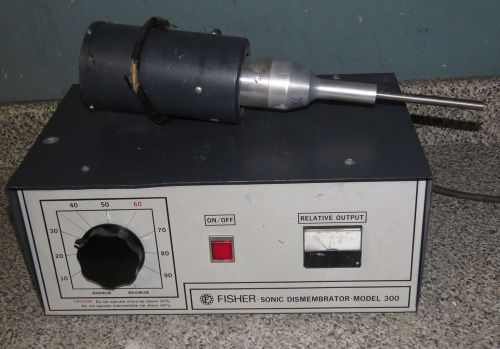 FISHER SONIC DISMEMBRATOR MODEL 300