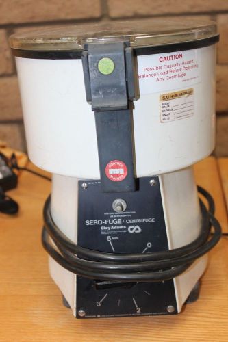 Vintage Clay Adams Sero-Fuge Centrifuge with 12 Place Rotor