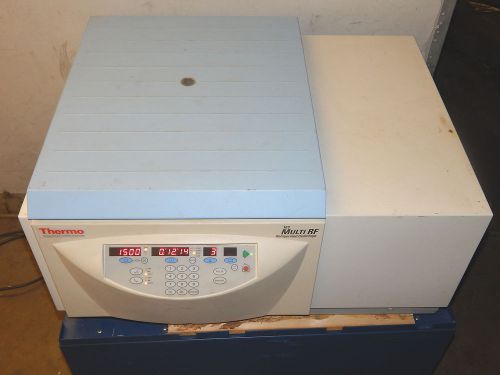 Thermo iec multi rf refrigerated tabletop centrifuge #084660f w/8947 4x250 rotor for sale