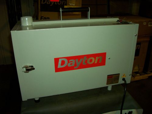 Dayton portable 5 stage industrial air cleaner / fume extractor 230 cfm 2hnt7 for sale