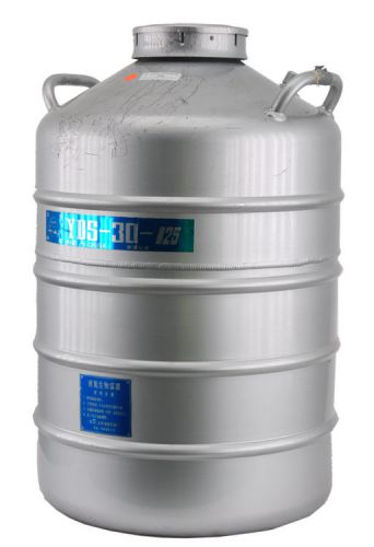 YDS-30-125 Lab Liquid Nitrogen Refrigerator Cryogenic Dewar Container Tank
