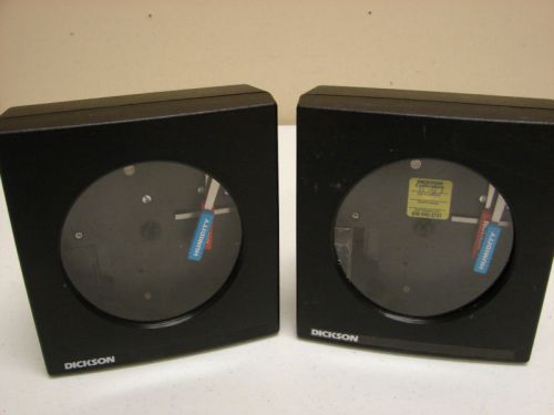 LOT OF 2 DICKSON THP7C HUMIDITY CHARTS FOR REPAIR