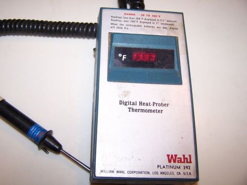 Wahl Heat Probe Precision Digital Thermometer  Platinum  392