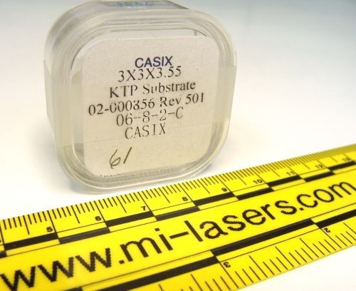 CASIX KTP LASER CRYSTAL for YAG DPSS SHG SFM OPO optics frequency doubling green