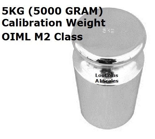 5000 gram (5 kilogram/5kg) Scale Calibration Weight for digital &amp; balance scales