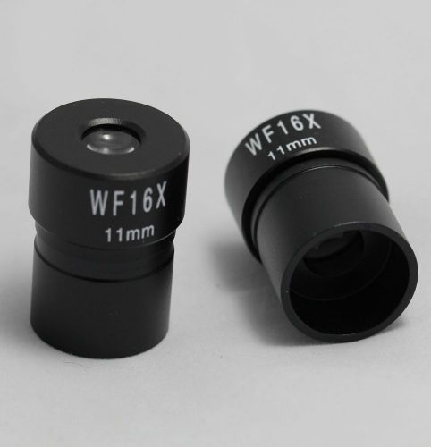 New Widefield WF16X/11mm Eyepieces 23mm For Compound Microscope