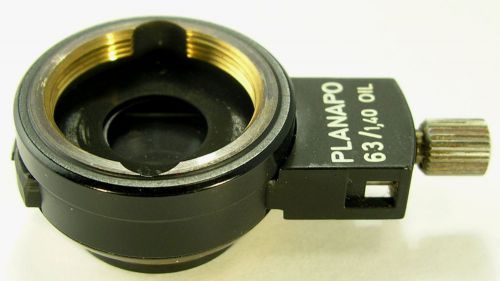 Rare carl zeiss planapo 63x/1.40 oil wollaston prism slide with adapter/mount! for sale