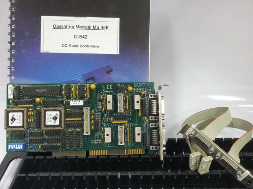 Pi c-842.40: 4-axis dc motor controller pc card w/bracket card &amp; user guide for sale