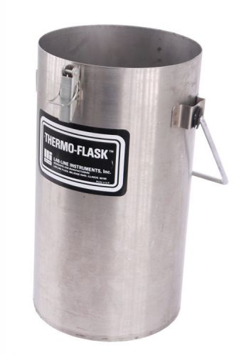 Thermo scientific lab-line flask 2124 wide mouth 4.5l stainless steel parts for sale