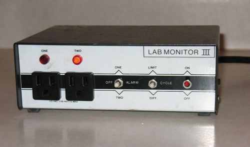 Cole parmer / pope scientific dual lab monitor iii 3 - model 50146 for sale