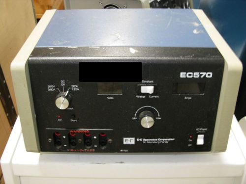E-C Apparatus EC-570 Electrophoresis Power Supply (L961)