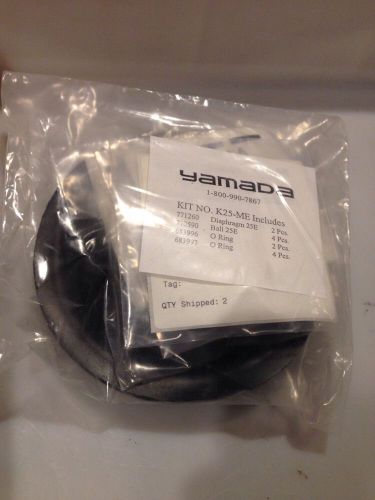 Yamada Pump Rebuild Kit With Diaphragm K25-ME New In Bag