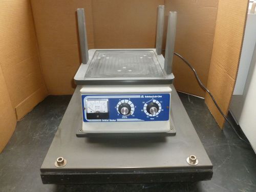 Bohdan lab-line 3520 ba orbital platform shaker mounted on anti vbration table for sale