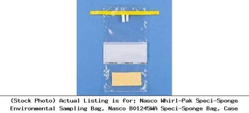 Nasco Whirl-Pak Speci-Sponge Environmental Sampling Bag, Nasco B01245WA Speci