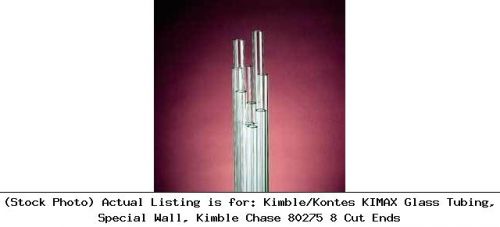 Kimble/kontes kimax glass tubing, special wall, kimble chase 80275 8 cut ends for sale