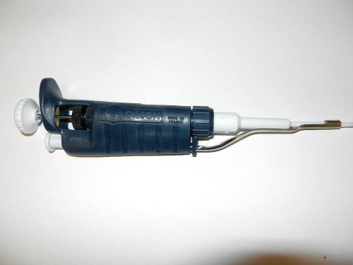 GILSON PIPETMAN P10 PIPETTE (BIG PLUNGER BUTTONS) (ITEM# 411 B/4)