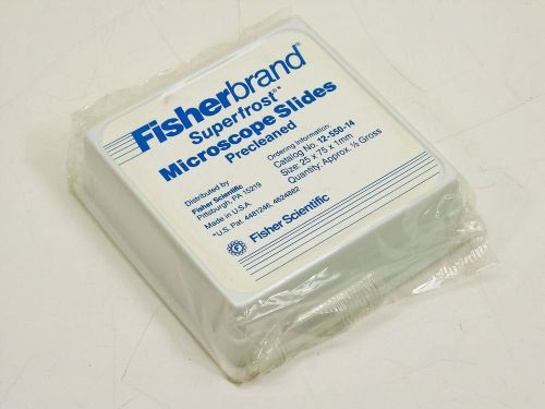 Fisher 12-550-14  Superfrost precleaned microscope slides