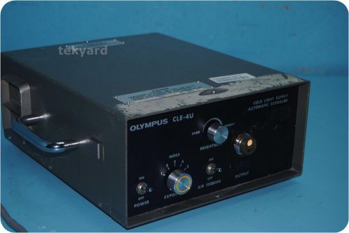 OLYMPUS OPTICAL CO CLE-4U COLD LIGHT SUPPLY AUTOMATIC EXPOSURE (LIGHT SOURCE) !