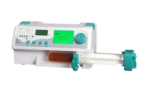 LCD screen Syringe Pump Freely Stackable Audible and visual alarm for occlusion