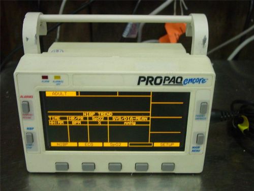 propaq ENCORE 202 EL  SpO2 ECG patent monitor