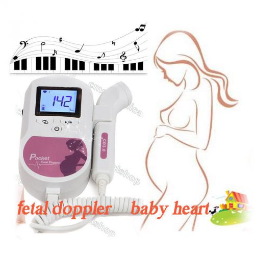 Fetal doppler,prenatal heart baby sound monitor,big screen sonoline c1,3m probe for sale