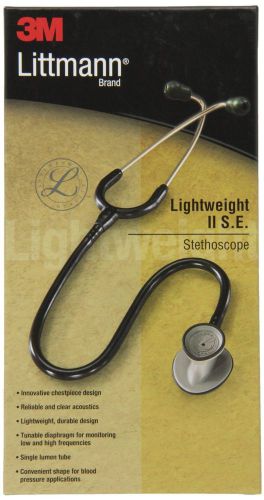 3M Littmann Lightweight II S.E. Stethoscope, Black Tube, 28 inch