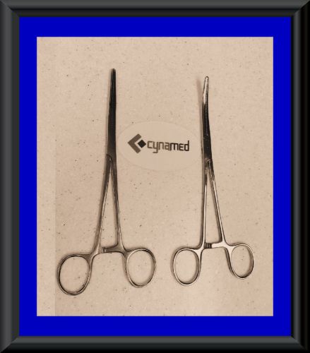 7 Pc Rochester Pean Forceps 8&#034; 4 Str and 3 Cvd    ASTM Standard Stainless Steel