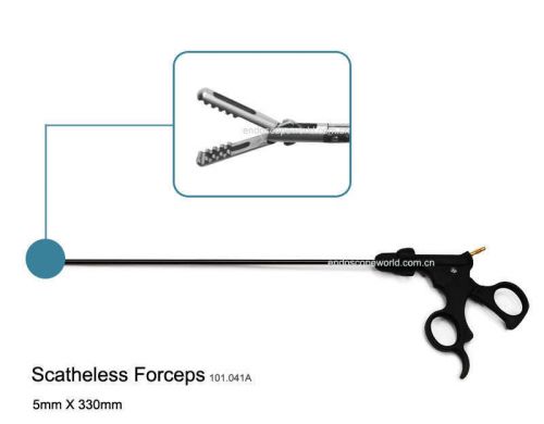 Brand New 5X330mm Scatheless Forceps Laparoscopy