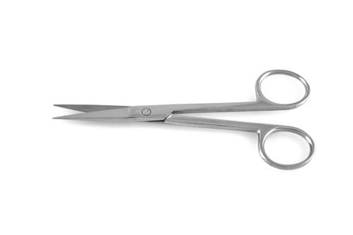12 Disposable Operating Scissors 6.5&#034; S/S Straight - Surgical Instruments
