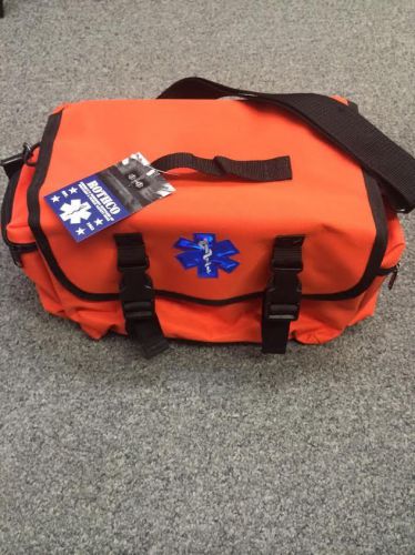 Fully stocked rothco medical response bag, emt bag, fire &amp; rescue kit, orange for sale