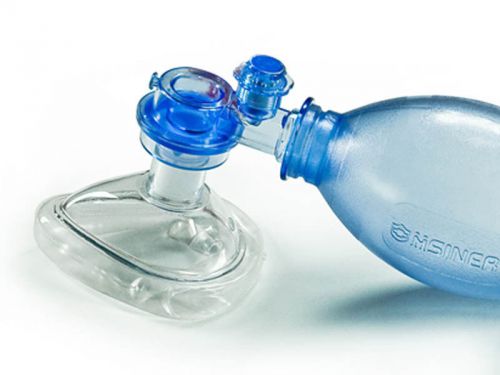 Disposable manual resuscitator child/kids 550ml ambu bag cpr support first aid for sale