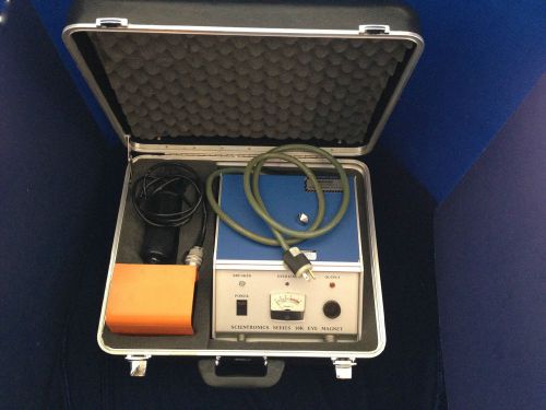 SCIENTRONICS SERIES 10K EYE MAGNET W/FOOT PEDAL AND CASE