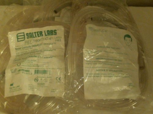 LOT 3 NIP SALTER LABS OXYGEN NASAL CANAL 7&#039; 3 CHANNEL SUPPLY TUBE