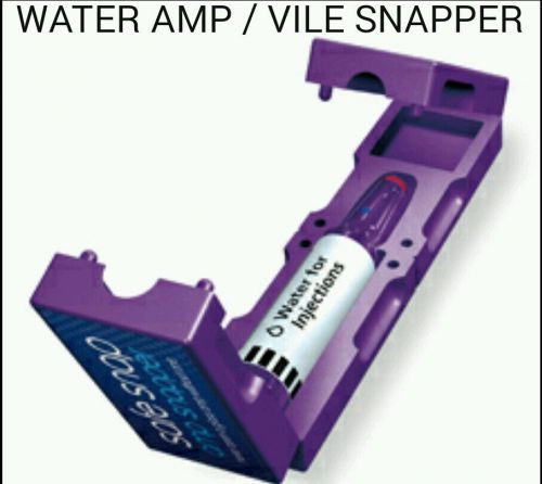 2 x hypodermic syringe glass amp / vile snapper for sale