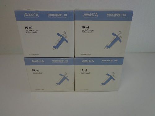 AVANCA PROCEDUR-10 10 ml Luer Lock Syringe Without Needle 1 Case 9 Units/Case