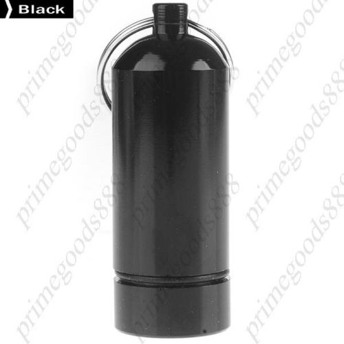 Waterproof Bottom Concave Medicine Bottle Pill Holder Medicine in Black