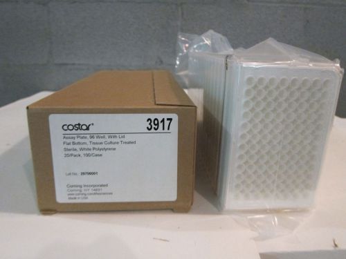 CORNING COSTAR 3917 96 WELL MICROPLATES Tissue Culture treated; White; Flat well