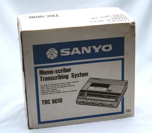 Sanyo trc9010 memo-scriber w/foot pedal new in box old stock for sale