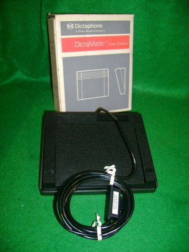 Pitney Bowes DICTAMATIC DICTAPHONE #142795 Foot Control Pedal, NIB