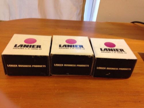 Lanier Model LX-008-0 Conference Microphone Dictation Transcriber Lot Of 6 New