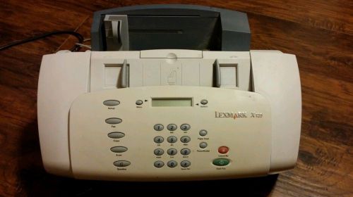 Lexmark x125 fax machine