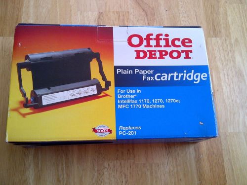 Office Depot Plain Paper Fax Cartridge PC-201 Brother Intellifax MFC 1770