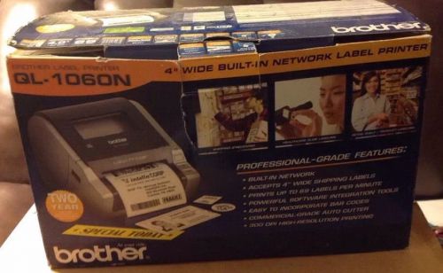 Label Printer Brother QL-1060N Thermal Labels up to 4&#034; Used...but Never Used :)