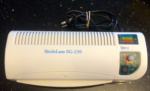 SircleLam SG-230 Laminator 9&#034; for Home/Office Pouches Photos Hot &amp; Cold