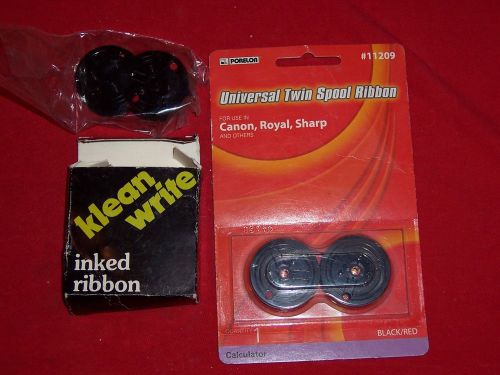 PORELON Universal Twin Spool Calculator Ribbon #11209 for Canon-Royal-Sharp-etc