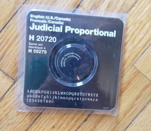 Smith Corona Printwheel Judicial Proportional #H20720