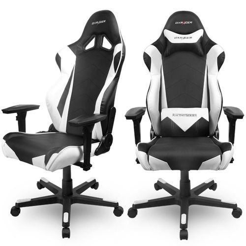 DXRACER Office Chairs R-Series Gaming Chair WHITE (OH/RF0/NW)