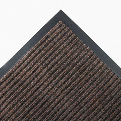 Crown Needle Rib Wipe &amp; Scrape Mat, Polypropylene, 48 x 72, Brown (CWNNR0046BR)